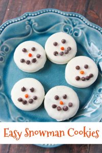 Easy Snowman Cookies