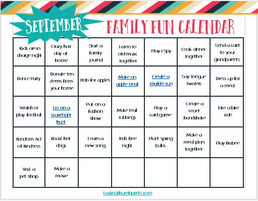 September Family Fun